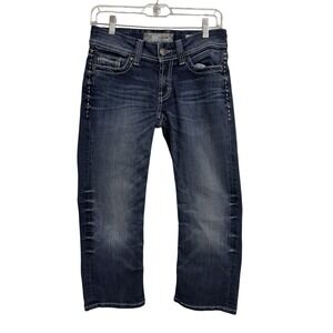 BKE Culture Womens Jeans Size 27 Bootcut Dark Wash Embellished Pockets